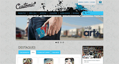 Desktop Screenshot of customic.com.br